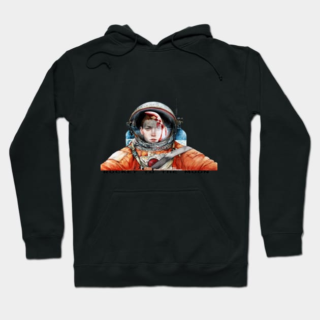 Rocket to the Moon Hoodie by Julepe